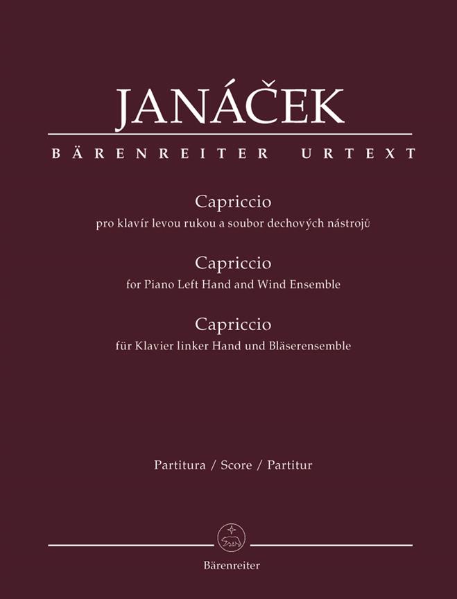 Leos Janacek: Capriccio für Klavier Linker Hand und Bläserensemble