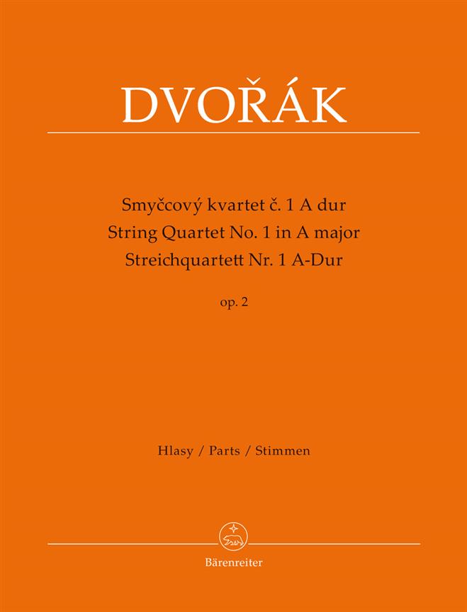 Dvorak: Streichquartet 1 A Opus 2 Stemmen