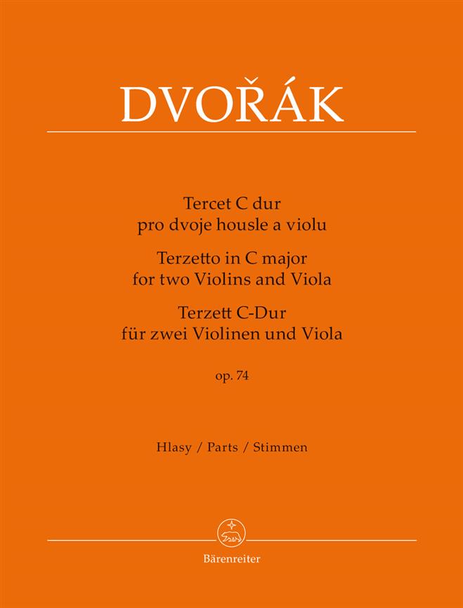 Antonín Dvorák: Terzetto for two Violins and Viola C major op. 74