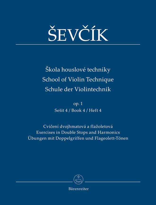 Sevcik: School Of Violin Technique Op. 1 Vol. 4