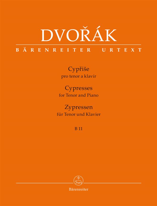 Dvorak: Cypresses Fur Tenor and Piano B 11