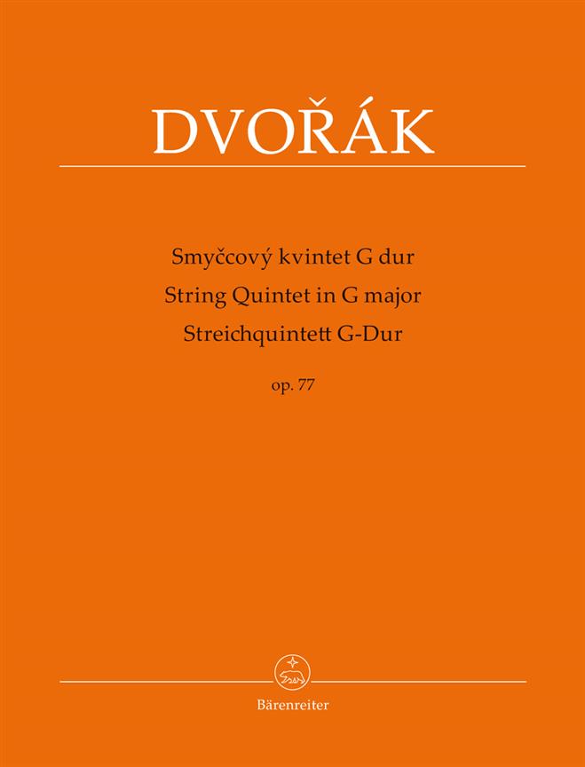 Dvorak: String Quintet in G major op. 77