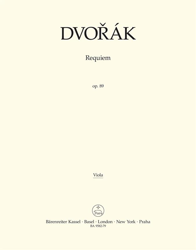 Dvorak: Requiem op. 89 (Altviool)