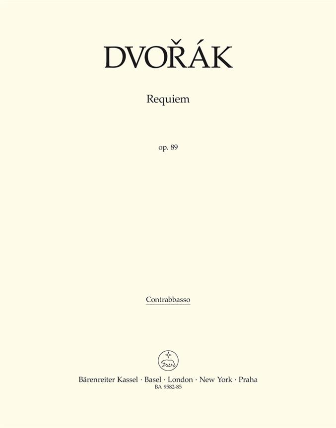 Dvorak: Requiem op. 89 (Kontrabas)