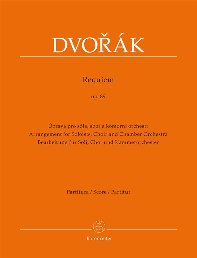 Dvorak: Requiem Op. 89 (Partituur)