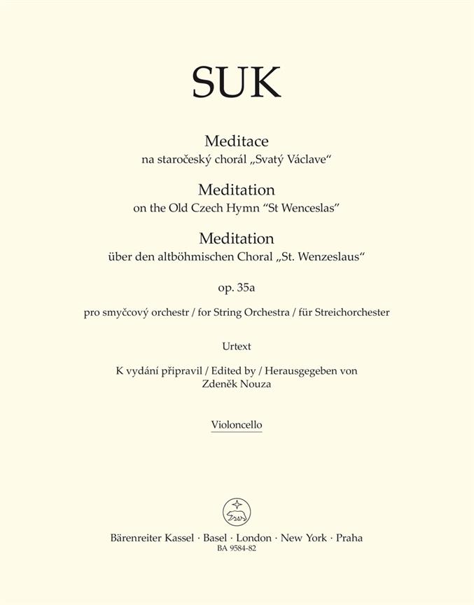 Suk: Meditation on the Old Czech Hymn St. Wenceslas