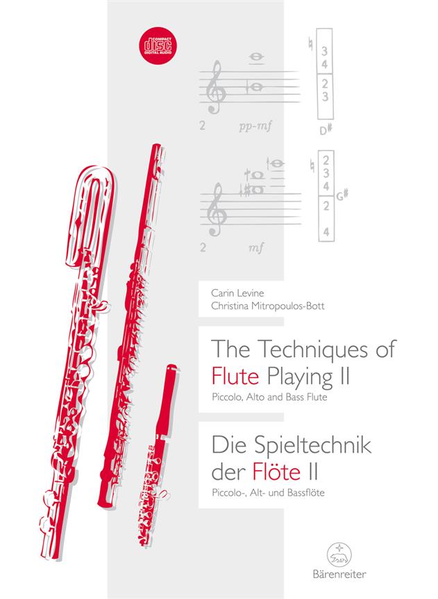 The Techniques of Flute Playing II(Piccolo, Alto and Bass Flute / Piccolo, Alt- und Bassflöte)