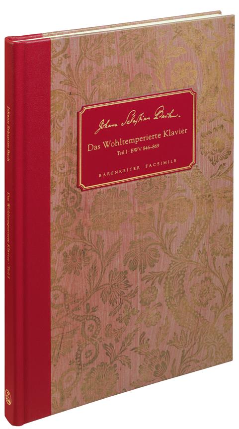 Bach: The Well-Tempered Clavier I BWV 846-869(Half-leather binding)