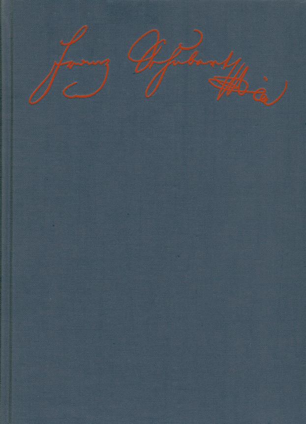 Walther Dürr: Franz Schuberts Werke in Abschriften(Liederalben und Sammlungen)