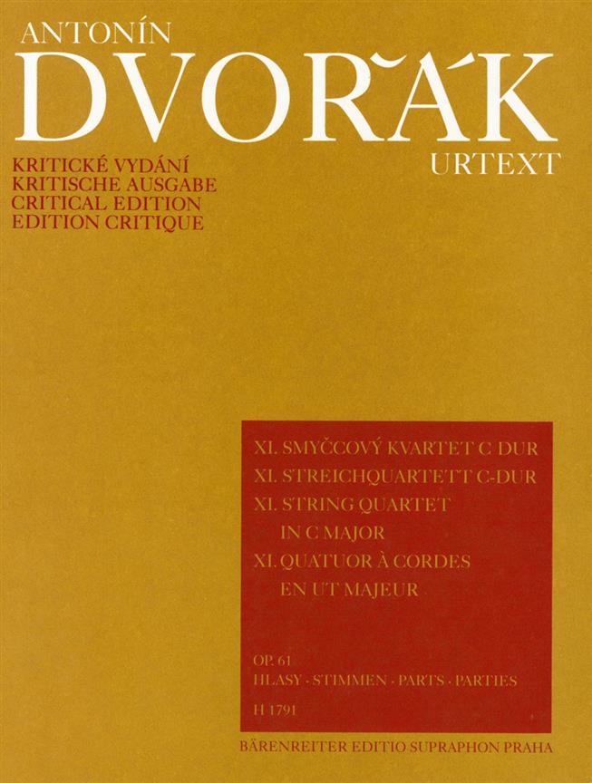 Antonín Dvorák: String Quartet No. 11 C major op. 61