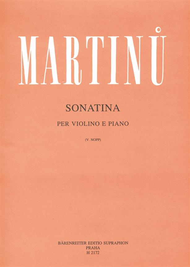 Bohuslav Martinu: Sonatine