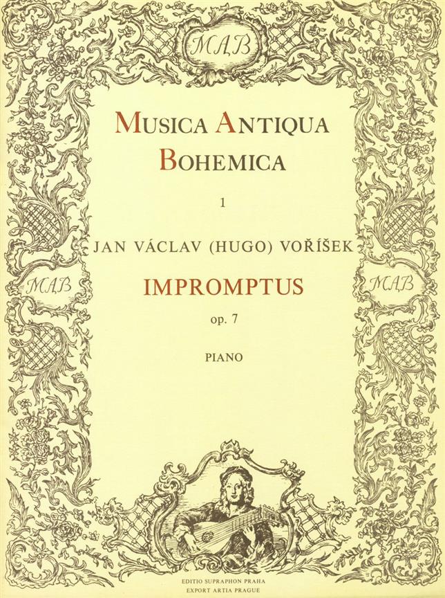 Jan Václav: Impromptus Opus 7(Musica Antiqua Bohemica I/1)