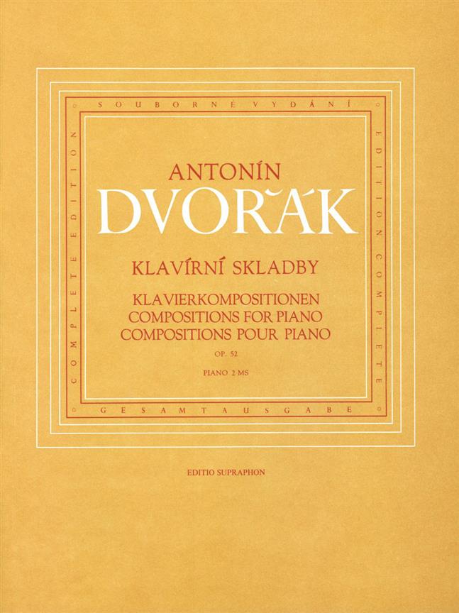 Antonín Dvorák: Klavierkompositionen