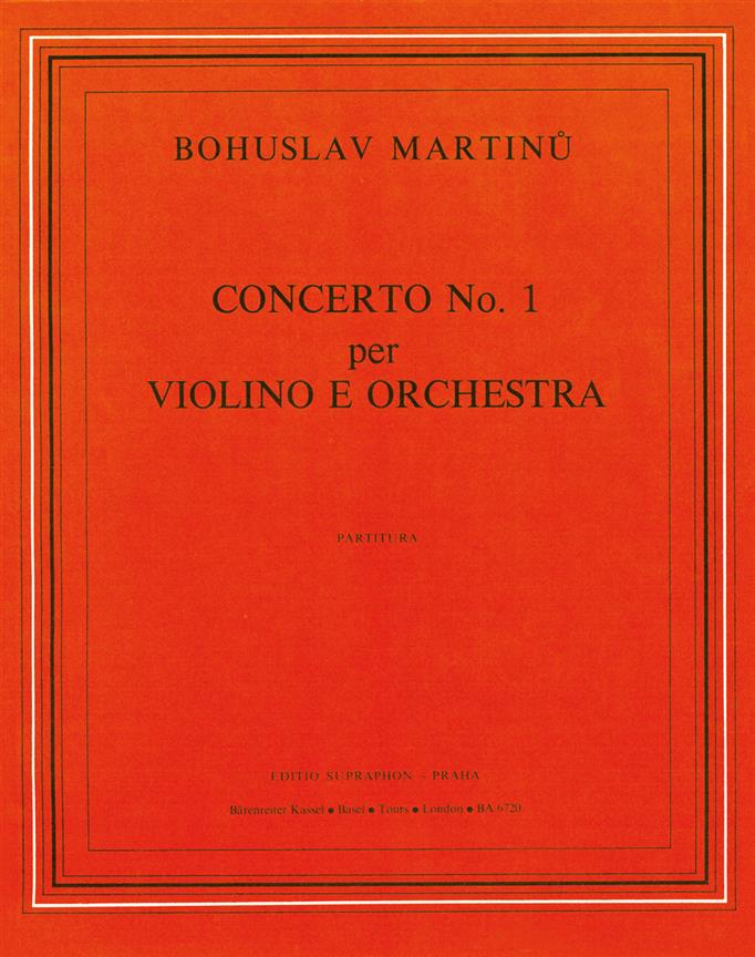 Concerto for Violin and Orchestra no. 1 E major