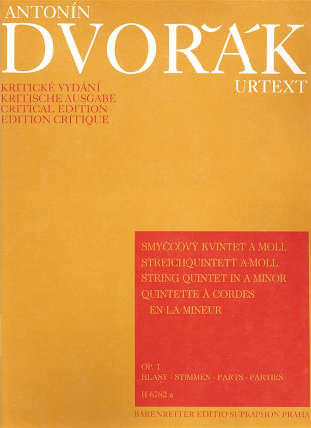 Antonín Dvorák: Streichquintett a-Moll op. 1