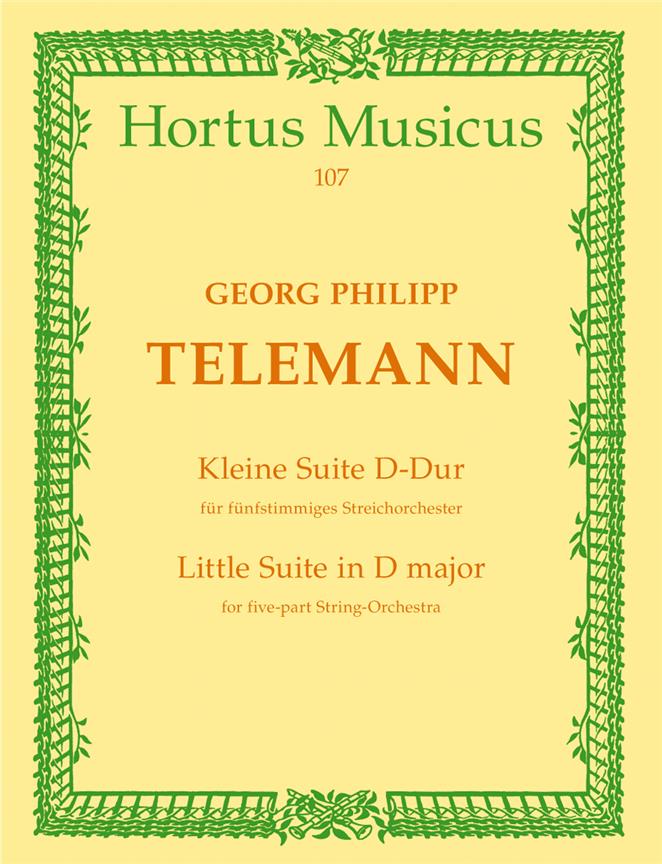 Telemann: Kleine Suite fuer Streicher und Basso continuo