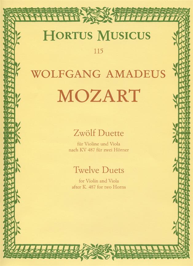 Mozart: 12 Duette - 12 Duets
