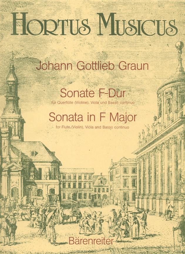 Graun: Sonate Fur Flöte (Violine), Viola und Basso continuo F major