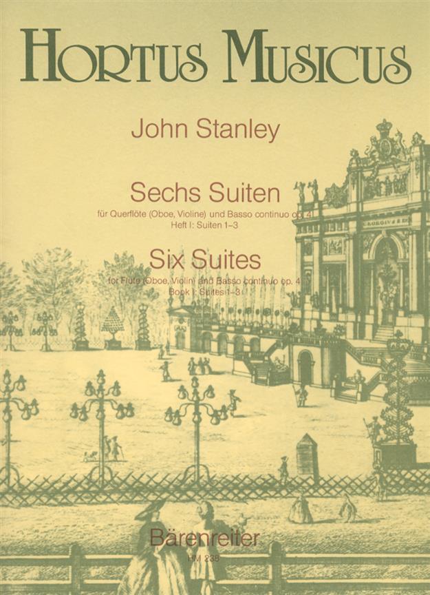 Stanley: Drei Suiten Fur Flöte (Oboe/Violine) und Basso continuo