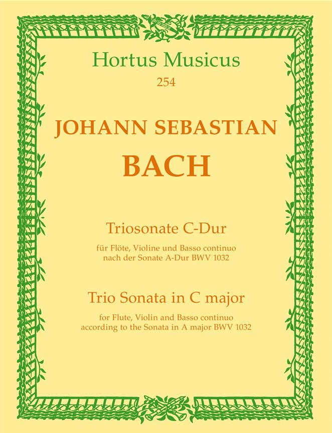 Johan Baroque Bach: Trio Sonata for Flute, Violin and Basso continuo C major