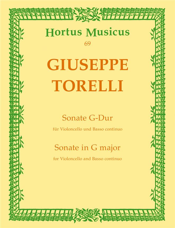 Torelli: Sonate fuer Violocello und Basso continuo