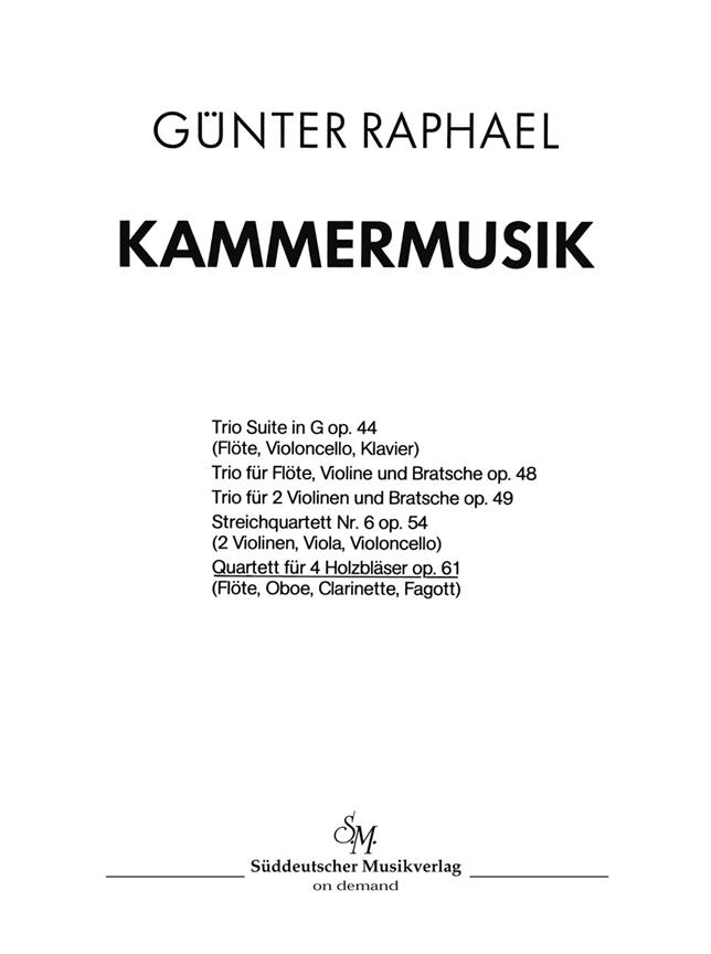 Günter Raphael: Quartett (1945)