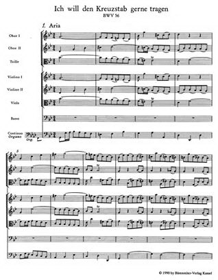 Bach: Kantate BWV 56 Ich will den Kreuzstab gerne tragen