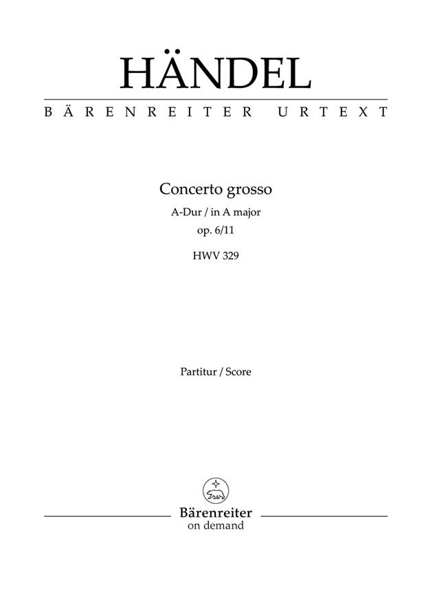 Handel: Concerto grosso op.6/11