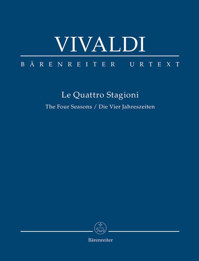 Vivaldi: Le Quattro Stagioni - Die Vier Jahreszeiten (Studiepartituur)