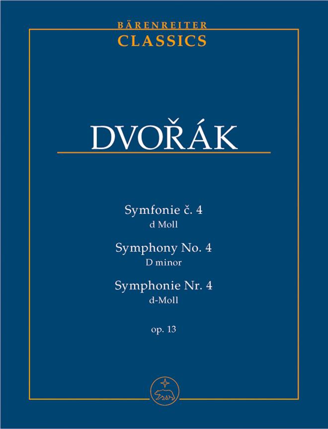 Antonín Dvorák: Symphony No. 4 d minor op. 13 (Studiepartituur)