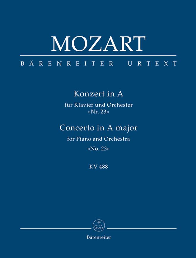 Mozart: Concerto for Piano and Orchestra no. 23 A major K. 488