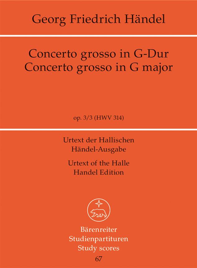 Handel: Concerto grosso op.3/3