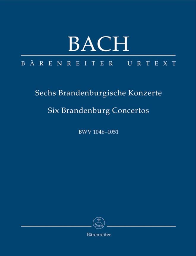 Bach: Sechs Brandenburgische Konzerte BWV 1046-1051 (Studiepartituur)