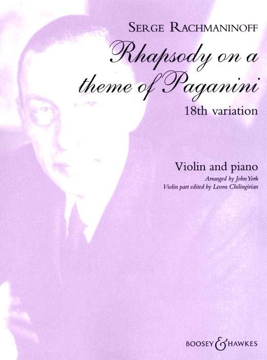 Rachmaninoff: Rhapsody on a Theme of Paganini (Violin, Piano)