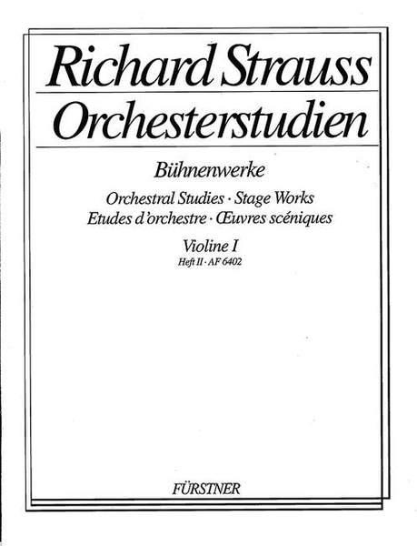 Richard Strauss: Orchestral Studies: Violin I Band 2