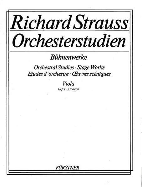 Richard Strauss: Orchestral Studies: Viola Band 1