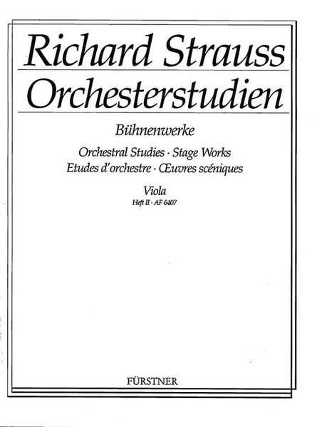 Richard Strauss: Orchestral Studies: Viola Band 2