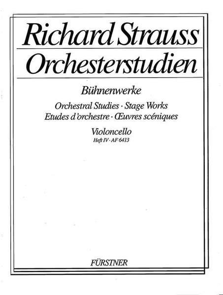 Richard Strauss: Orchestral Studies: Violoncello Band 4