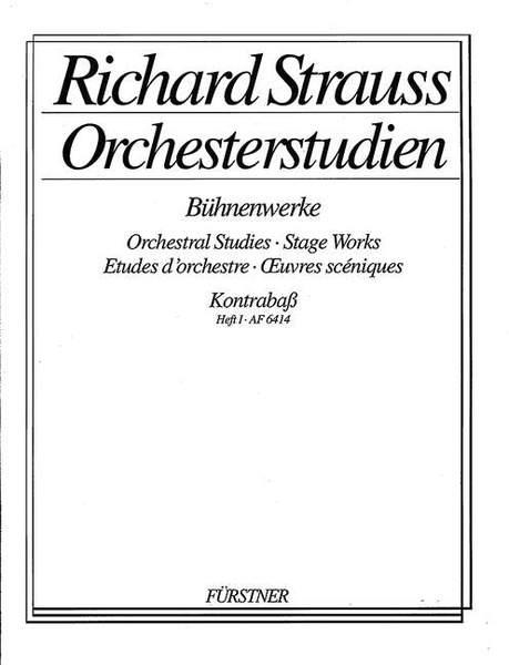 Richard Strauss: Orchestral Studies: Kontrabass Band 1