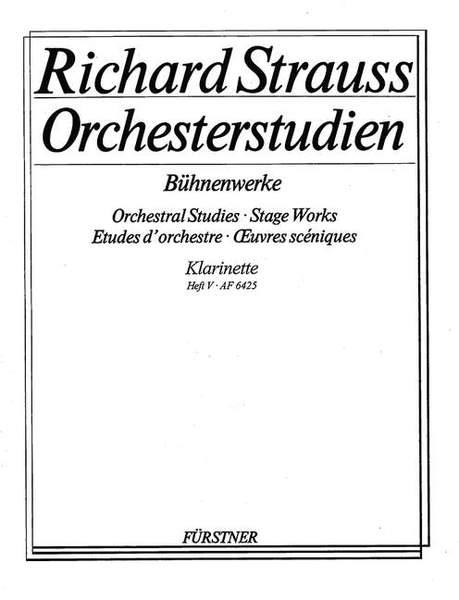 Richard Strauss: Orchestral Studies: Klarinette Band 5