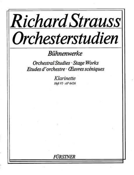 Richard Strauss: Orchestral Studies: Klarinette Band 6