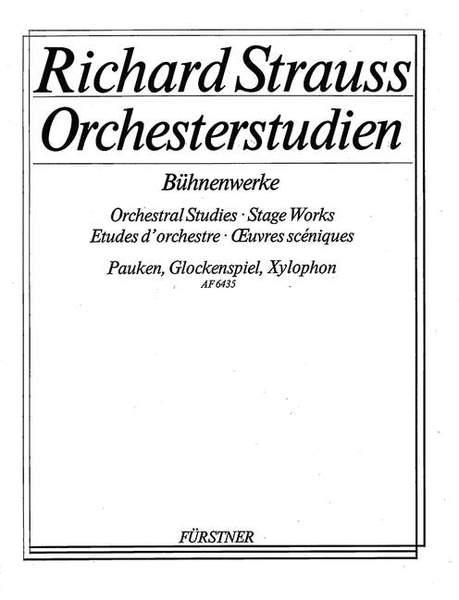 Richard Strauss: Orchestral Studies: Timpani,Bells, Xylophon