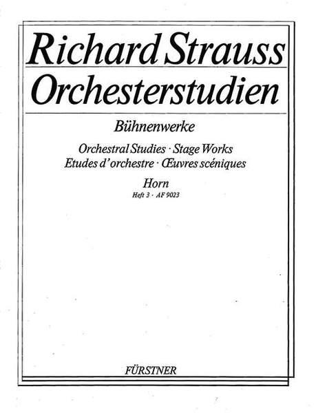 Richard Strauss: Orchestral Studies: Horn Band 3