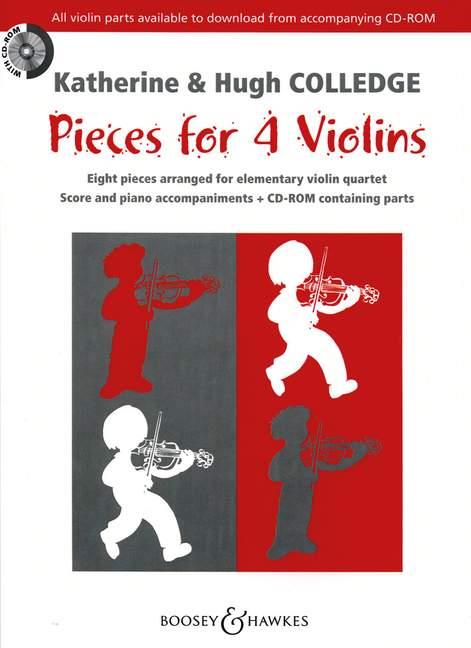 Hugh Colledge: Pieces for 4 Violins