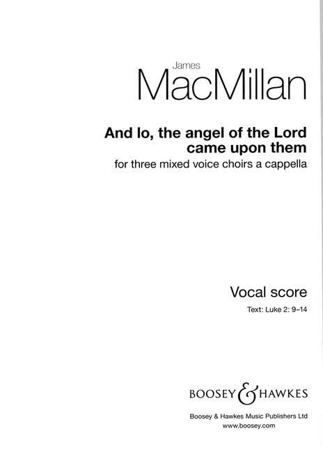 James MacMillan: And lo, the angel of the Lord came upon them
