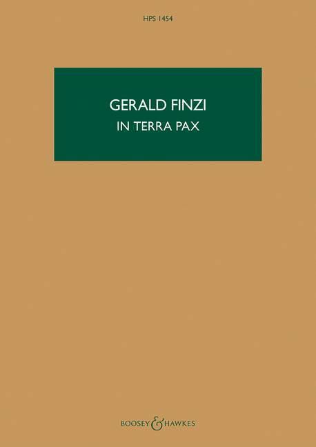 Gerald Finzi: In terra pax op. 39