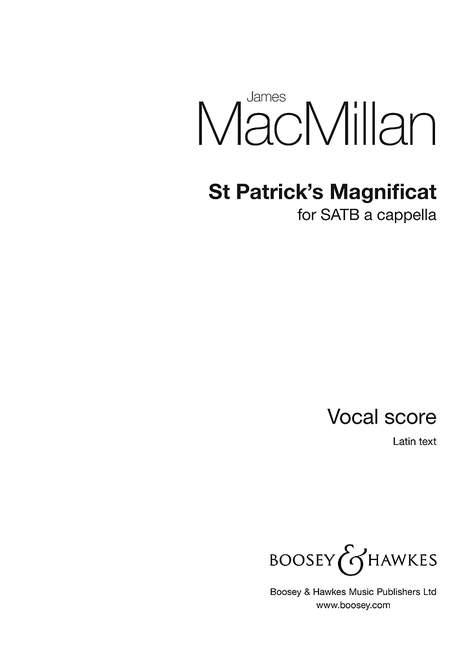 MacMIllan: St Patrick's Magnificat