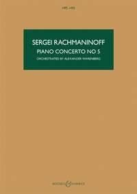 Sergei Rachmaninov: Piano Concerto No. 5 (Studiepartituur)