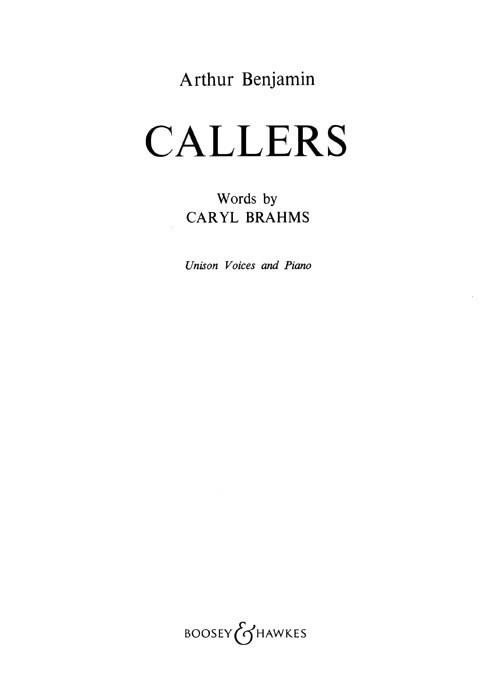 Arthur Benjamin: Callers