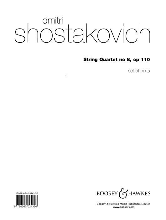 Dmitri Shostakovich: Streichquartett Nr. 8 op. 110